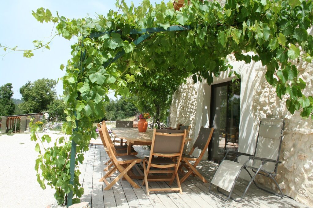 Terrasse Nature Gîte Ganisson
